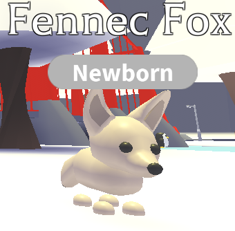 Neon Fennec Fox Adopt Me