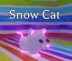 Snow Cat Adopt Me Wiki Fandom - roblox adopt me neon snow cat