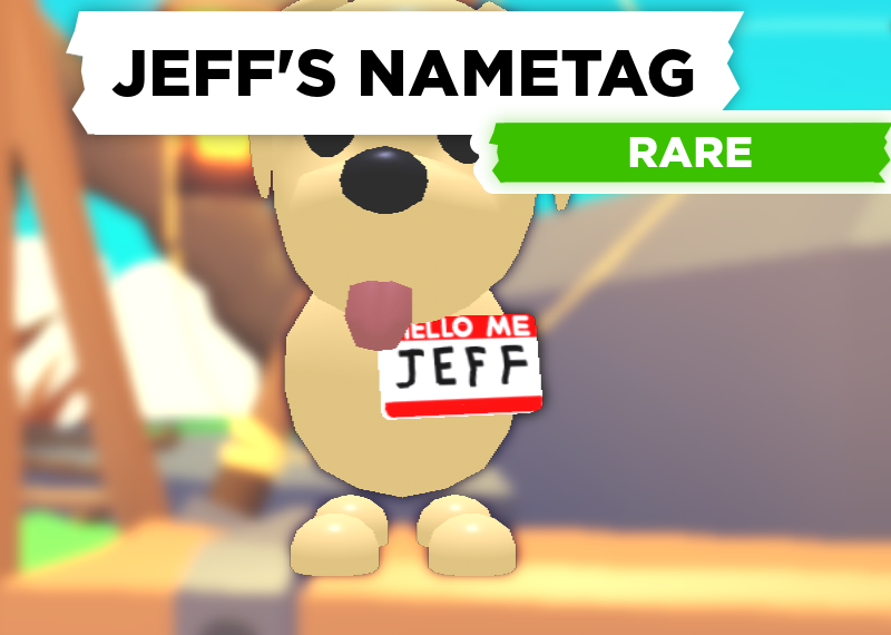 Jeff's Nametag | Adopt Me! Wiki | Fandom