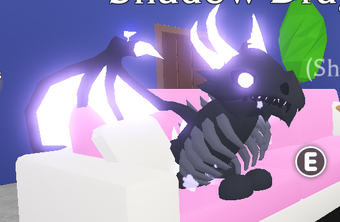 Details About Roblox Adopt Me Legendary Ride And Fly Neon Shadow Dragon - roblox adopt me shadow dragon