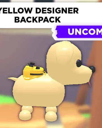 Yellow Designer Backpack Adopt Me Wiki Fandom