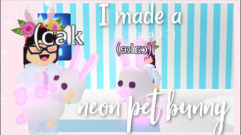 Neon Rabbit Adopt Me Roblox