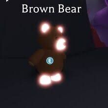 Brown Bear Adopt Me Bear