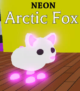 Neon Arctic Fox Roblox Adopt Me