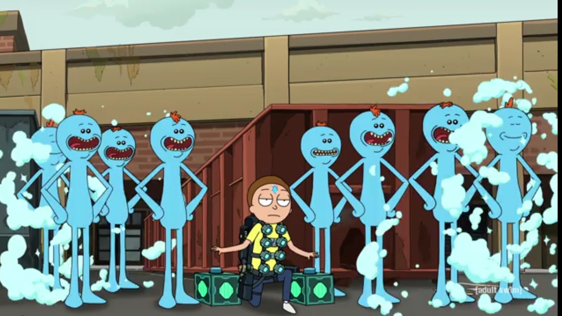 Image result for rick and morty edge of tomorty