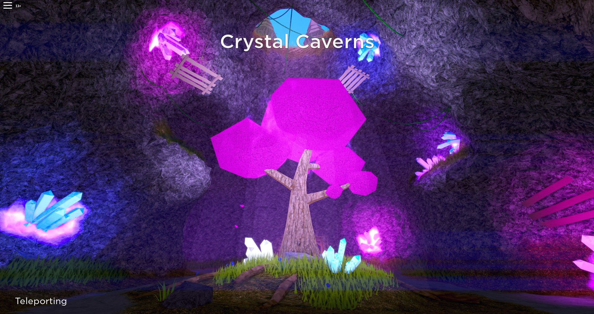 Crystal Caverns Adventure Up Wiki Fandom - roblox cave crystals pretty