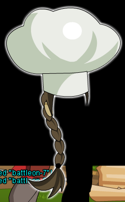 Braided hair Chef Hat