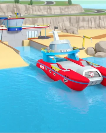 paw patrol sea boat