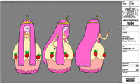 Modelsheet princessbubblegum inroyaltartdress
