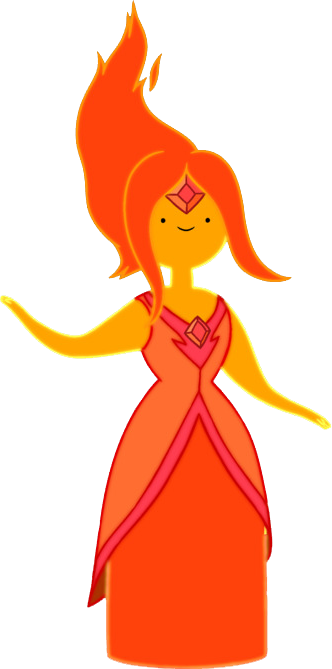 flame princess dress