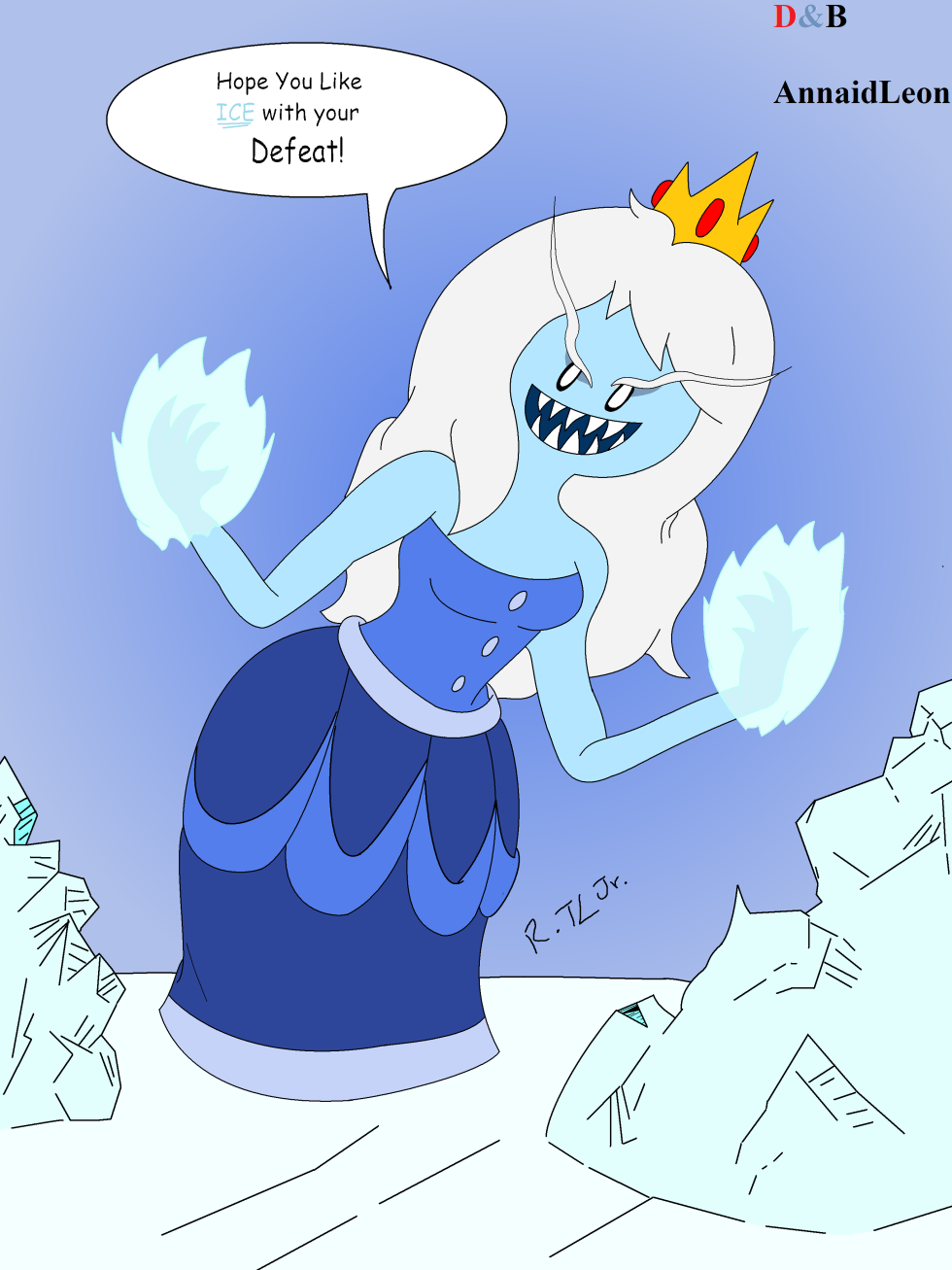 adventure time ice queen age