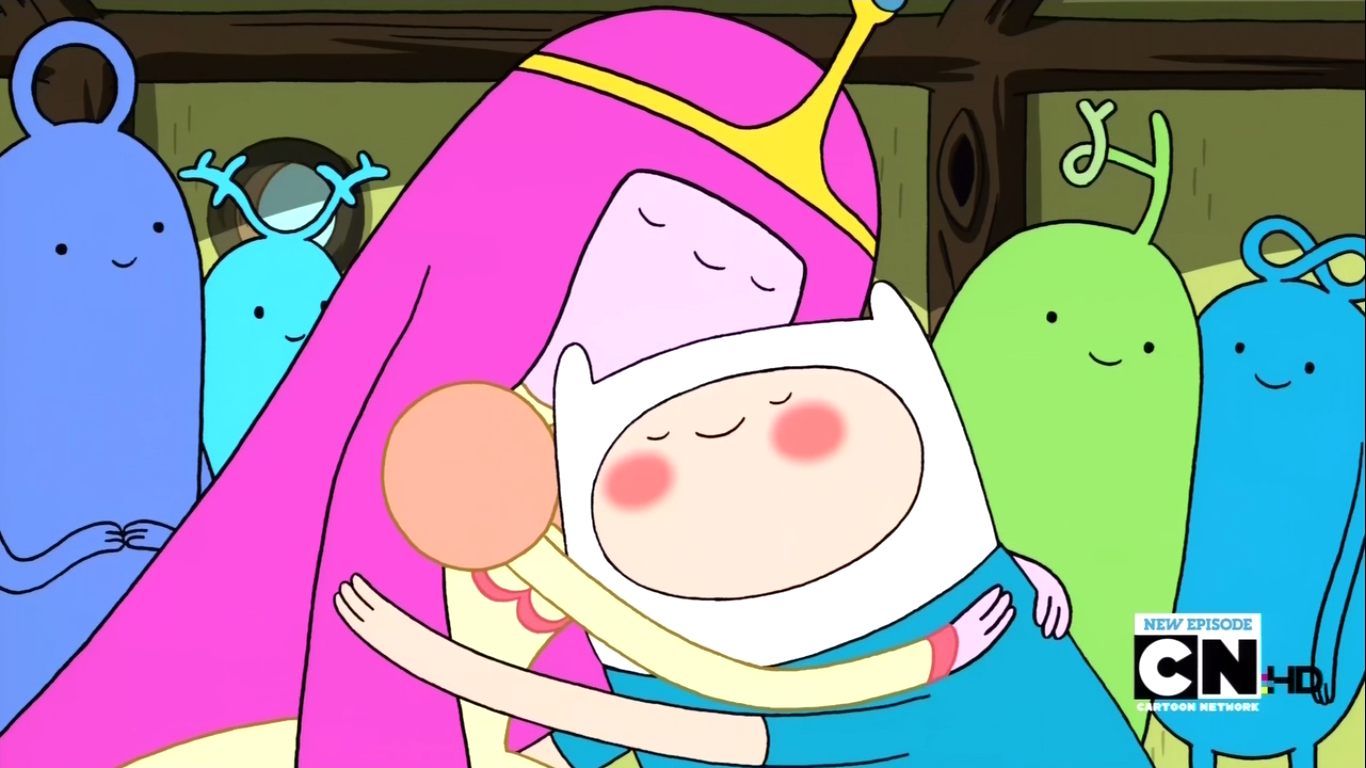 Image - Princess Bubblegum hugging Finn.png | Adventure Time Wiki
