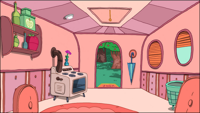 Image - Bg s1e4 treetrunks house inside2.png | Adventure Time Wiki ...