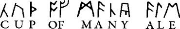 Runic translation