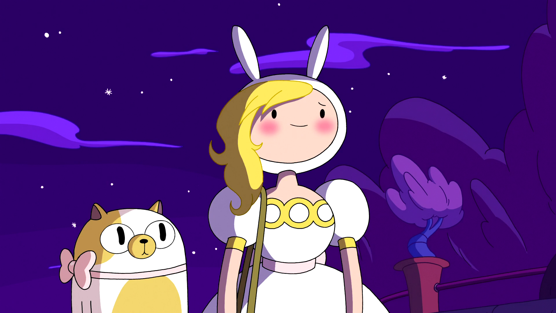 Image S3e9 Fionna and Cake arrive at ball.png Adventure Time Wiki