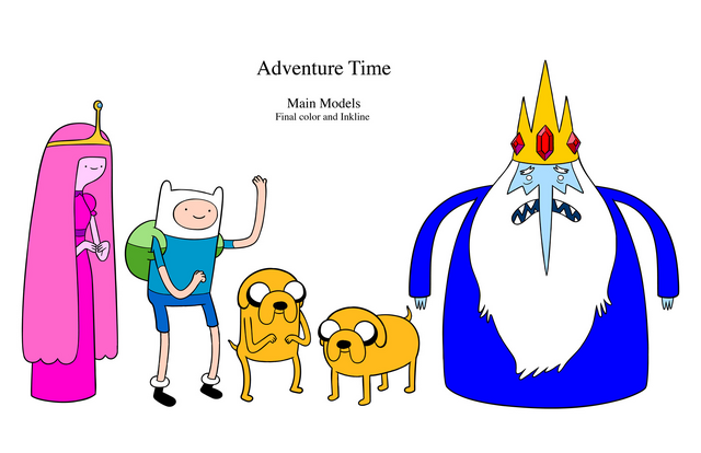 File:Adventure Time Main Line-Up.png