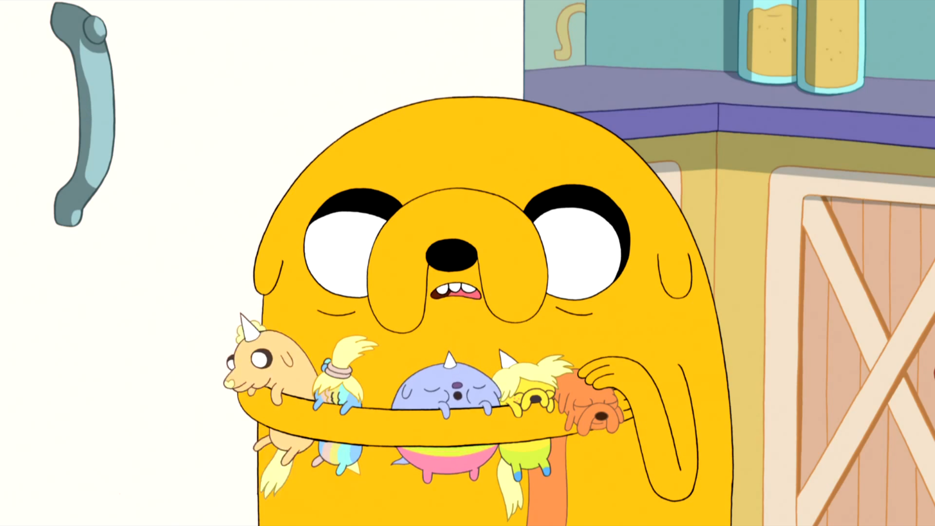 Image S5e6 Jake holding his puppies.png Adventure Time Wiki FANDOM powered by Wikia