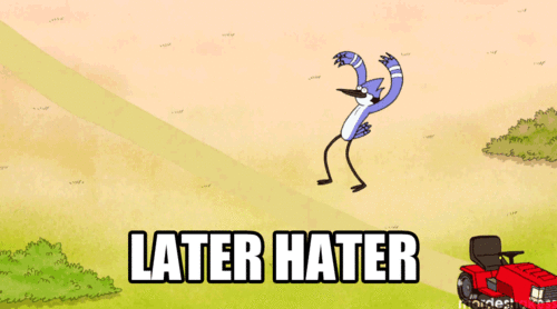 image later hater regular show gif lol gif adventure time wiki