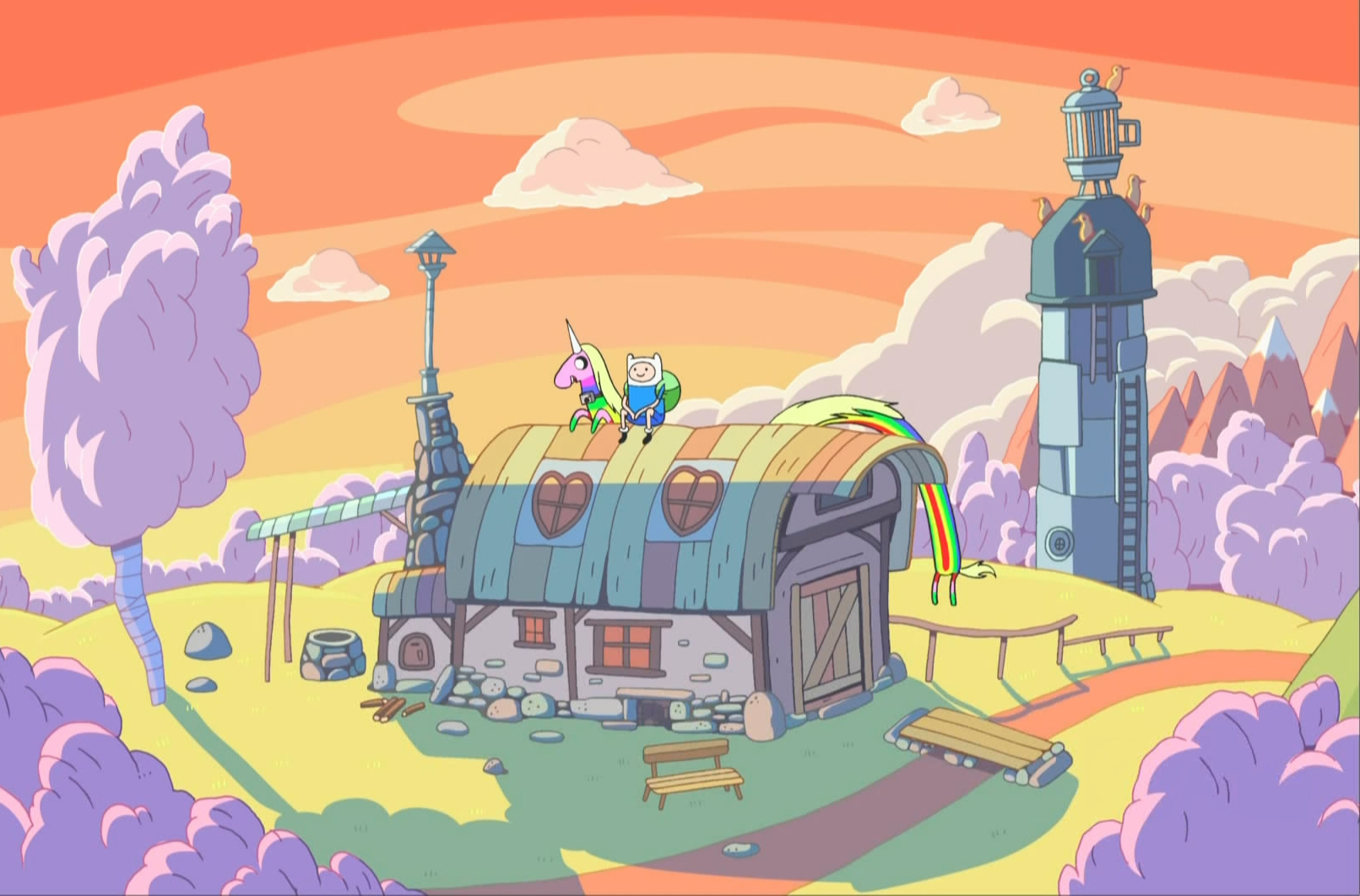 Image - Exterior-L Rainicorns House00.jpg | Adventure Time ...