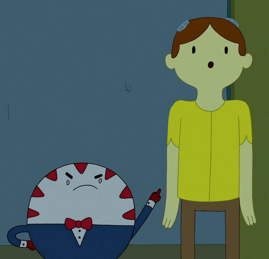 adventure time peppermint butler has an evil aura adventure time peppermint butler has an evil aura