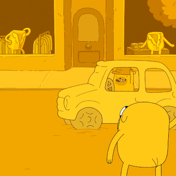 adventure time jake car