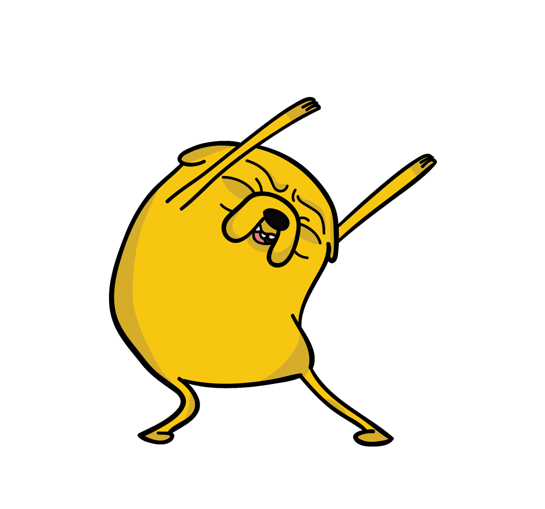 image adventure time jake animation by demoniumangel d8mcmsm gif