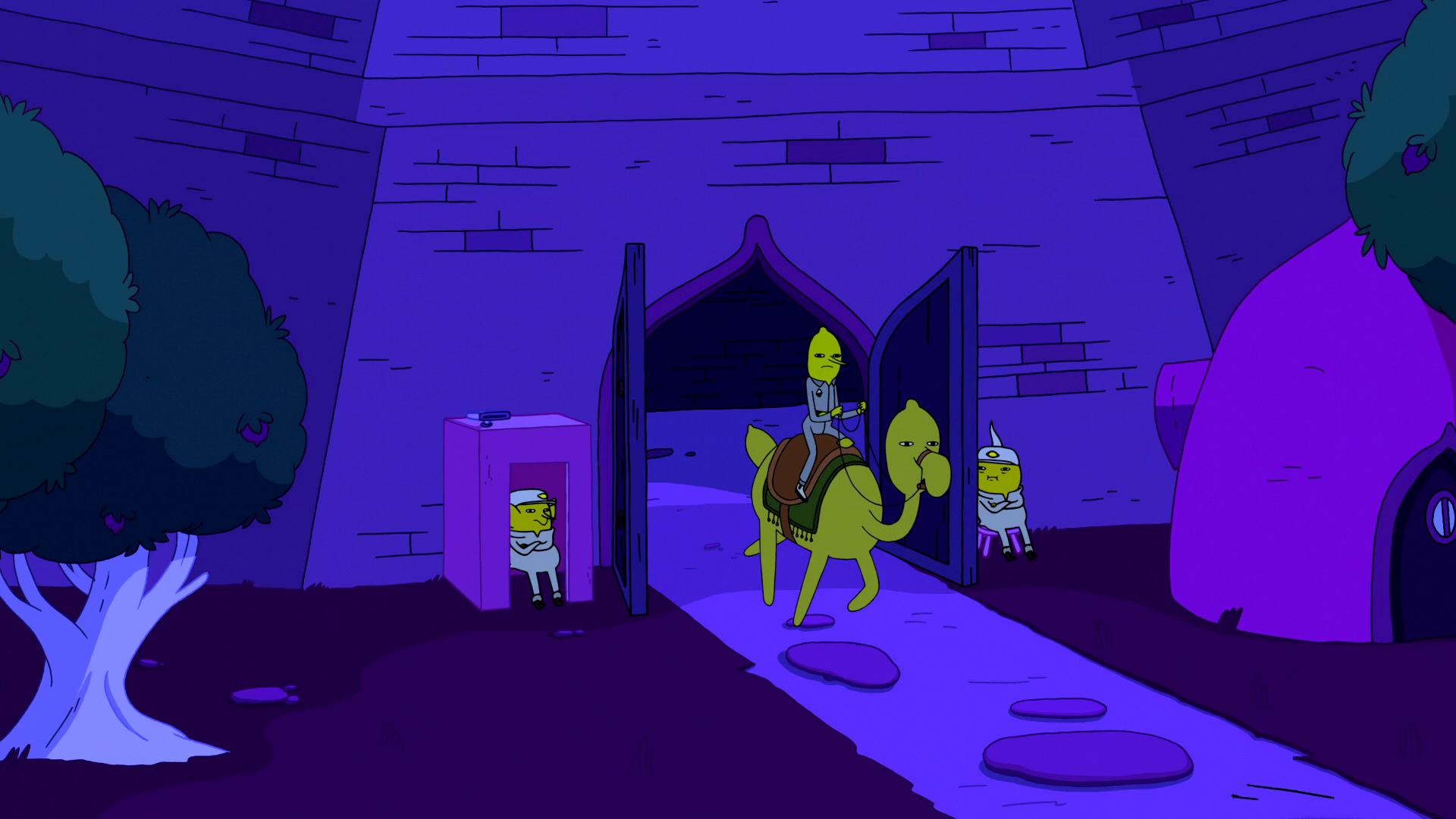 Image - S6e28 Lemongrab leaving on his camel.png | Adventure Time Wiki ...