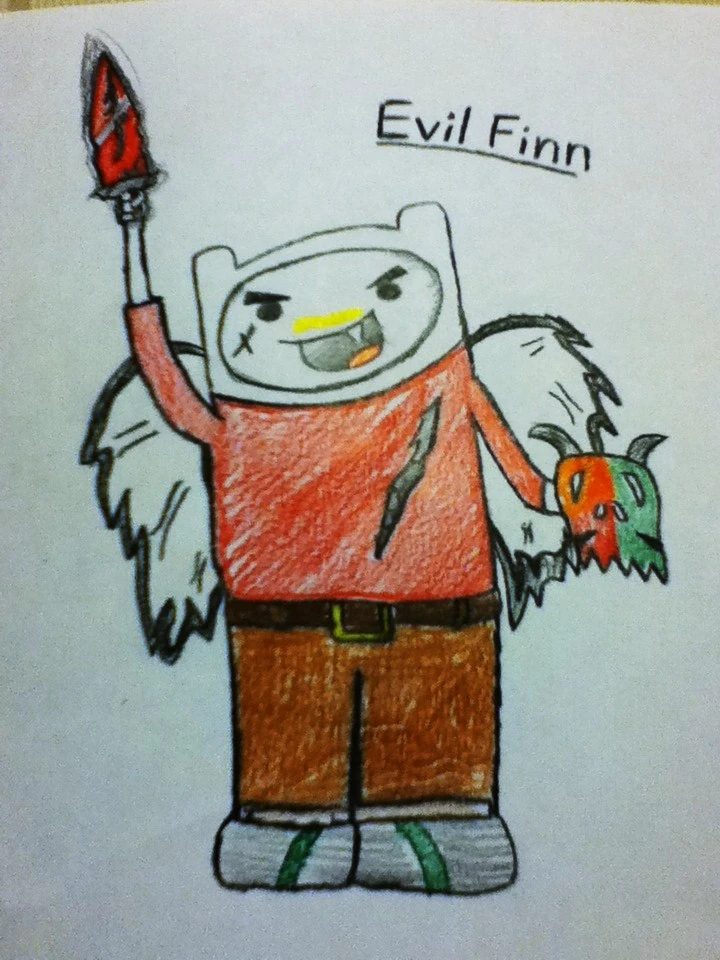 Image Evil Finn (Remake).JPG Adventure Time Wiki FANDOM powered