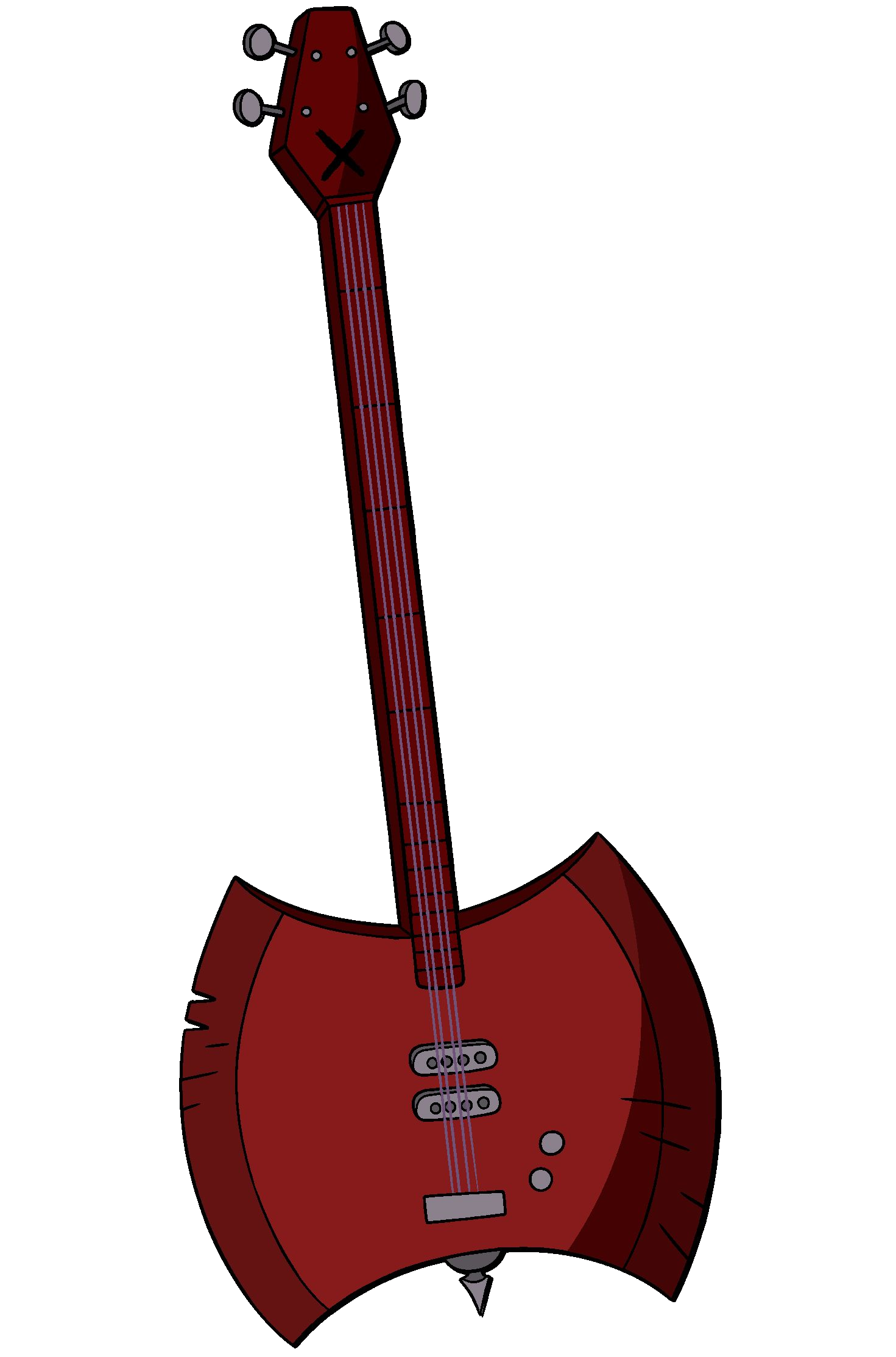 Back Axe Guitar