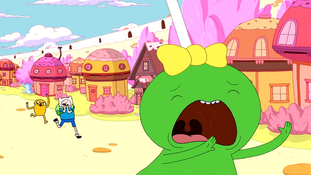 Image S5e19 Lollipop Girl Running From Finn And Jake Png Adventure