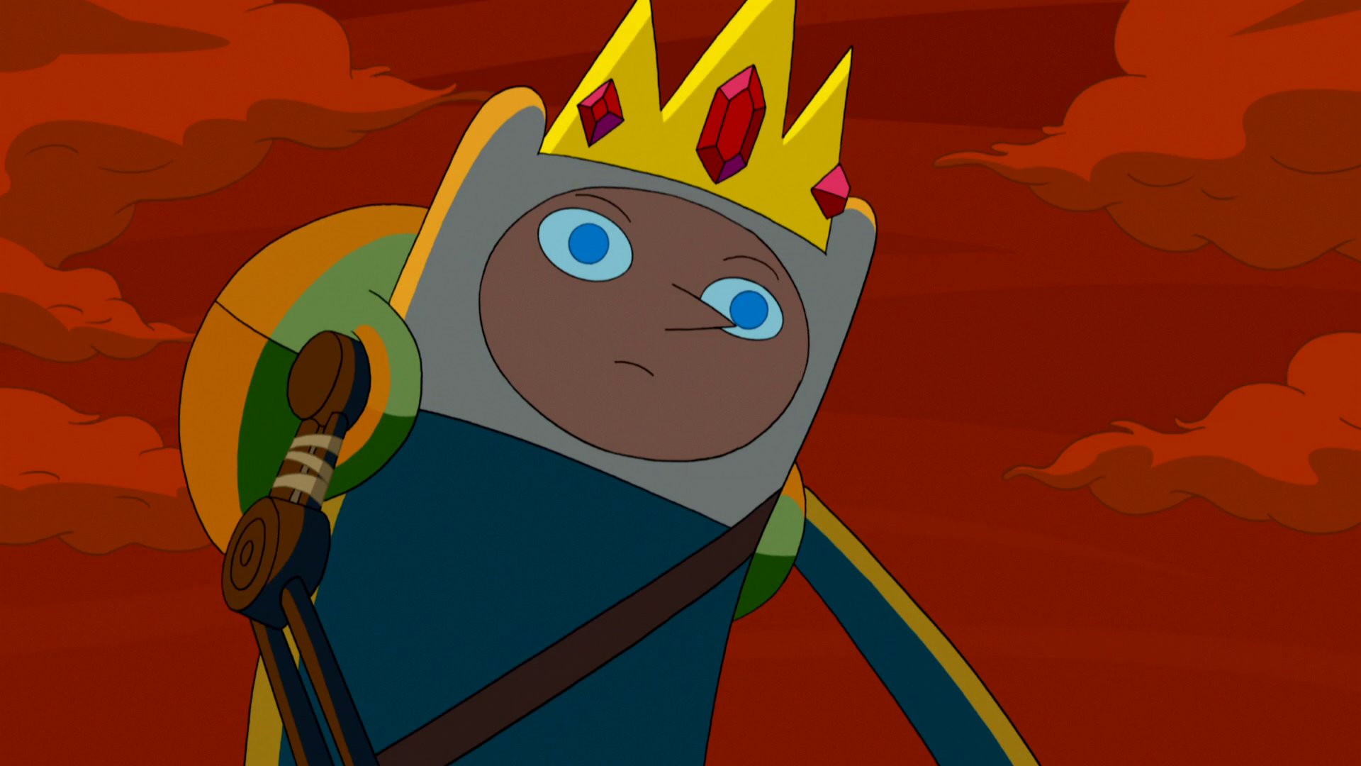 Image S5e2 Finn wearing crown.png Adventure Time Wiki FANDOM