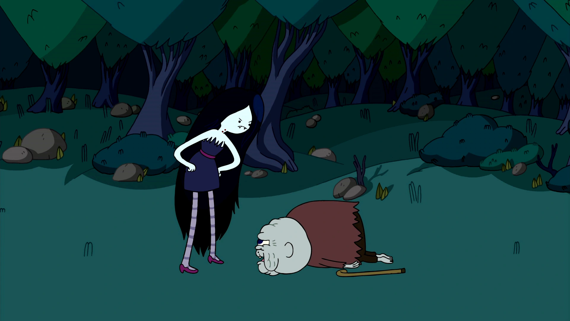 Image S1e22 Marceline and Old Man Henchman.png Adventure Time Wiki