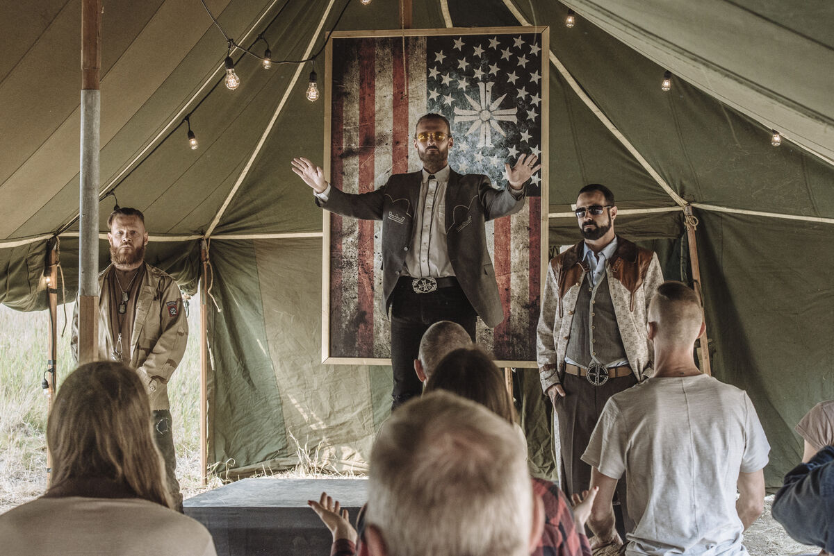 Greg Bryk as Joseph Seed in Far Cry 5 Short Film Inside Eden's Gate