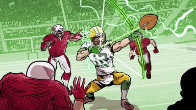 QB Aaron Rodgers Is Basically Green Arrow in This Insane NFL Playoffs Comeback