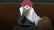 Danzo in Hokage wear