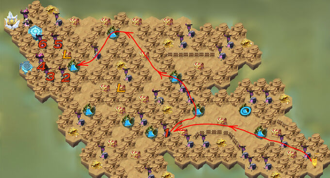 Афк арена дикие пустоши карта