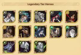 Afk Arena Legendary Tier Heroes