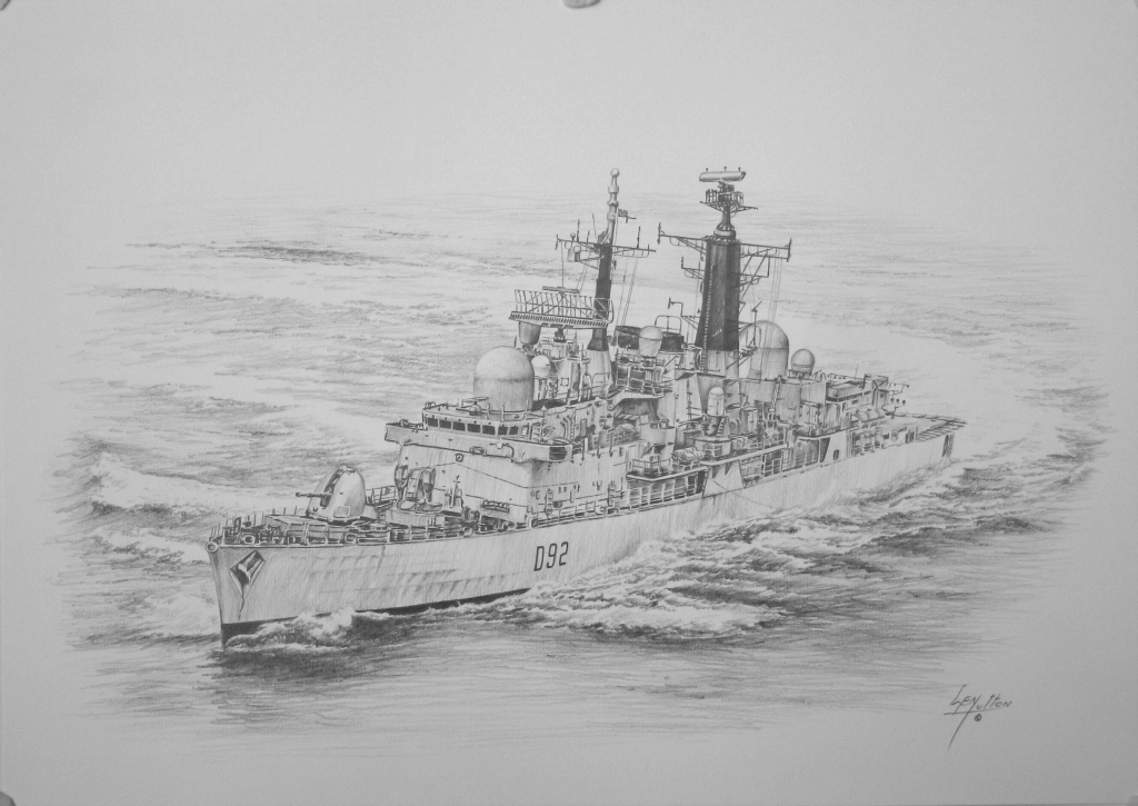 Drawings Of Battleships Type 42 Destroyer Against All Odds Wiki FANDOM powered