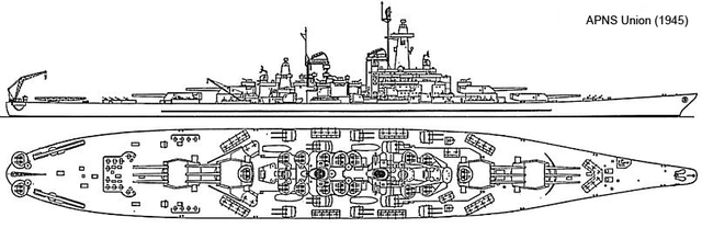 Which warship was to be used as retaliation against Union forces?