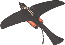Winged rocket bomb complete