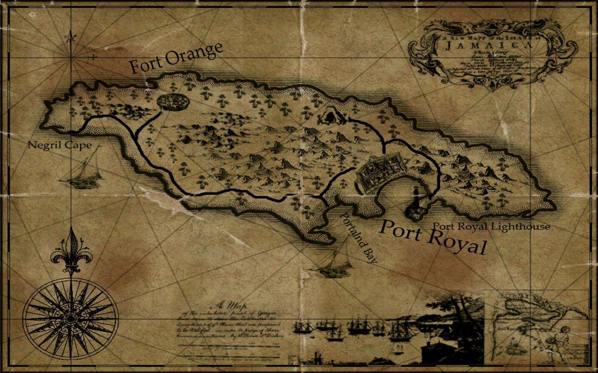 the pirate caribbean hunt map montego