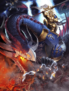 Drakesworn Templar 1 hammers sigmar ilustracion
