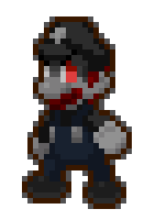 Dark mario pic