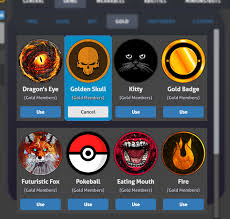 Gold member skins