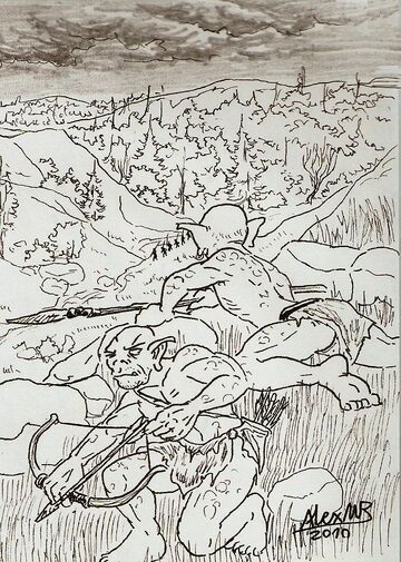 Goblins in the hills by shabazik-d30ec2f