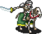 Green Skeleton Cavalry Sprite