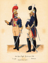 1830 - GARDE ROYALE - GENDARMERIE D'ELITE