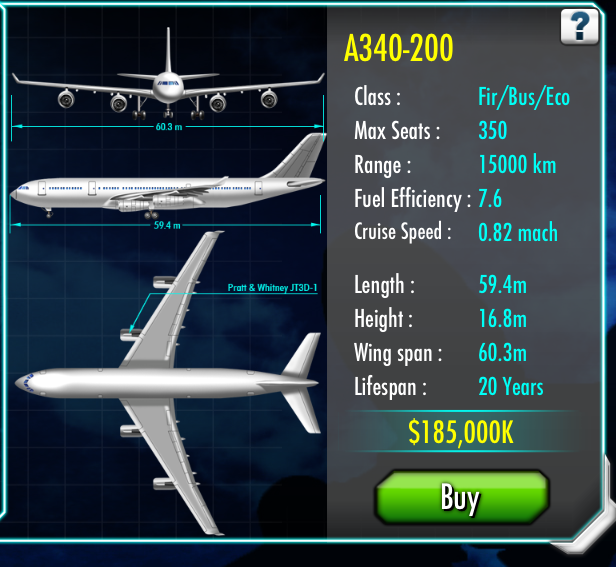 airbus a340 air tycoon online wiki fandom powered by wikia