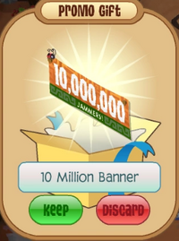 Animal Jam 100 Million Banner