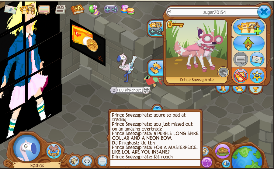 animal jam rude